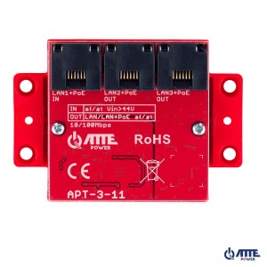 APT-3-11 Switch PoE 3 portowy 10/100Mbps, extender