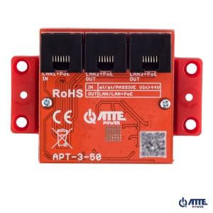 APT-3-50 Switch PoE 3 portowy 10/100/1000Mbps, extender 
